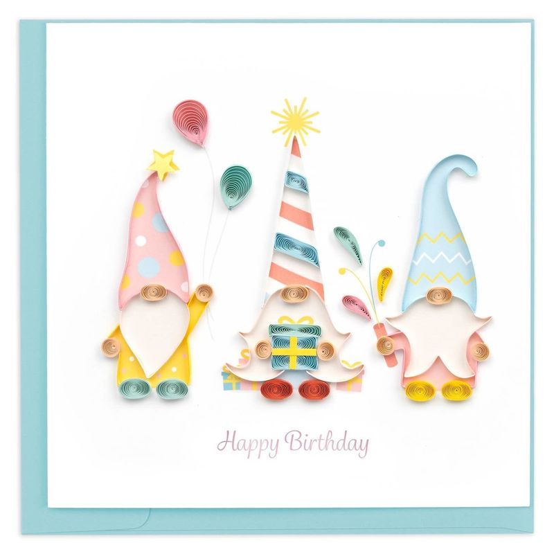 Birthday Gnomes Quilling Card, Vietnam