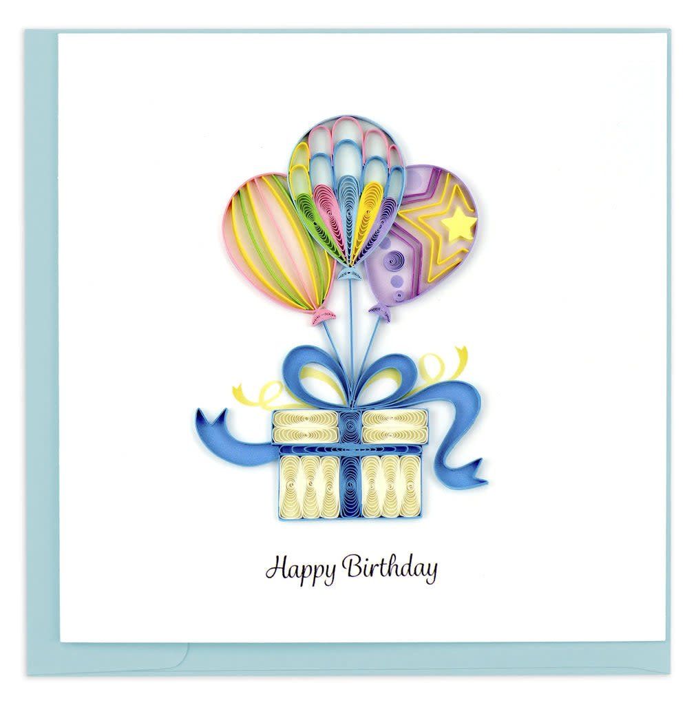 Birthday Ballon Surprise Quilling Card, Vietnam