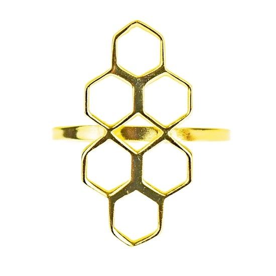 Honeycomb Adjustable Ring, India