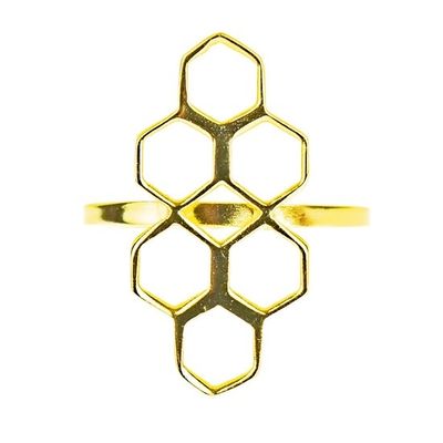 Honeycomb Adjustable Ring, India