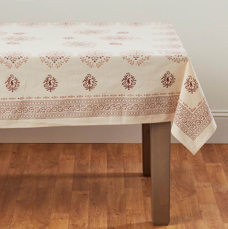 Vasanti Sienna Tablecloth 60x90, India