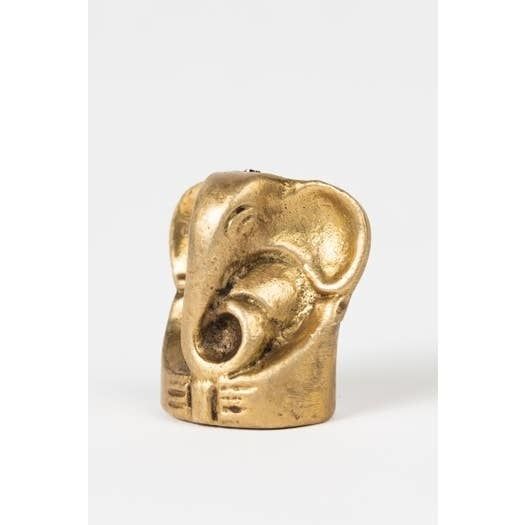 Brass Elephant Incense Holder, Nepal