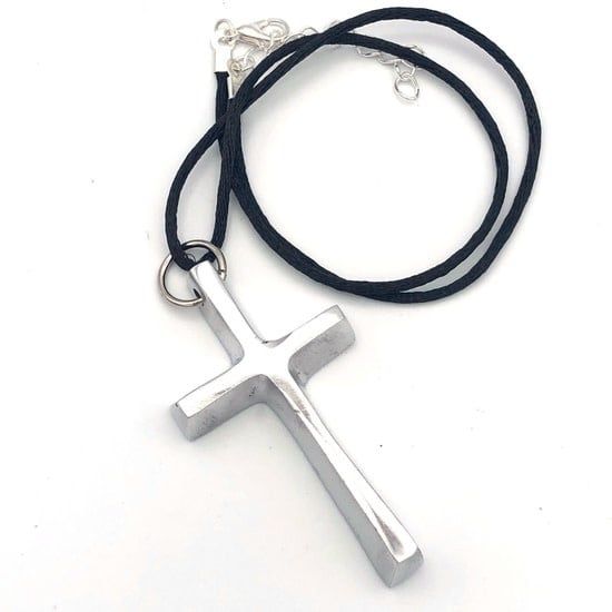 Recycled Aluminum Cross Necklace, Nicaragua