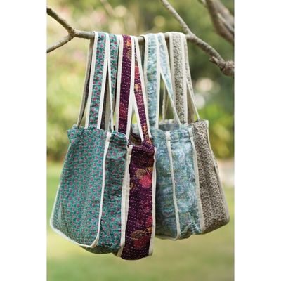 Kantha Market Bag, India