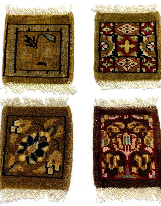 Bunyaad Mini Mug Rug Coasters, Pakistan