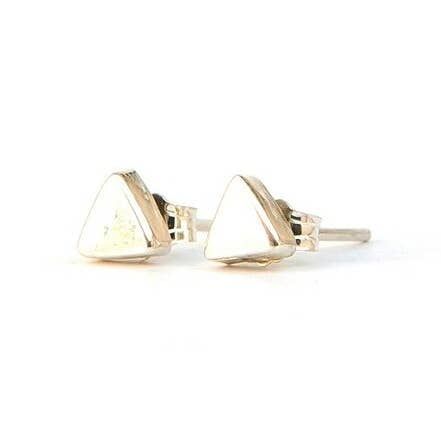Tiny Triangle Sterling Studs, Mexico