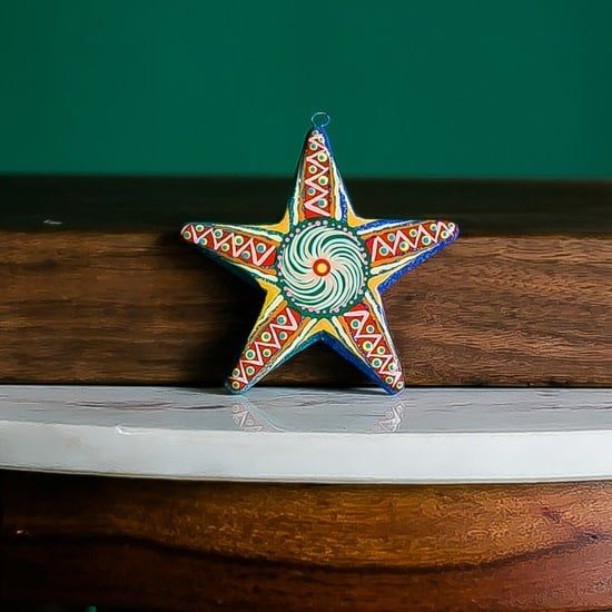 Ceramic Star Ornament, Guatemala