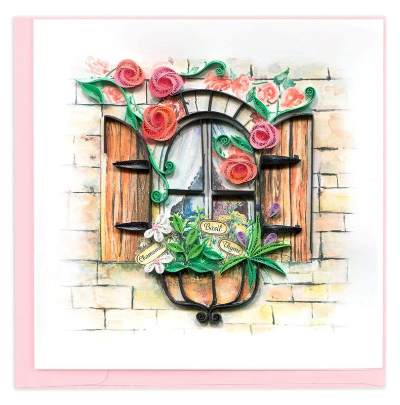 Herb Garden Quilling Card, Vietnam