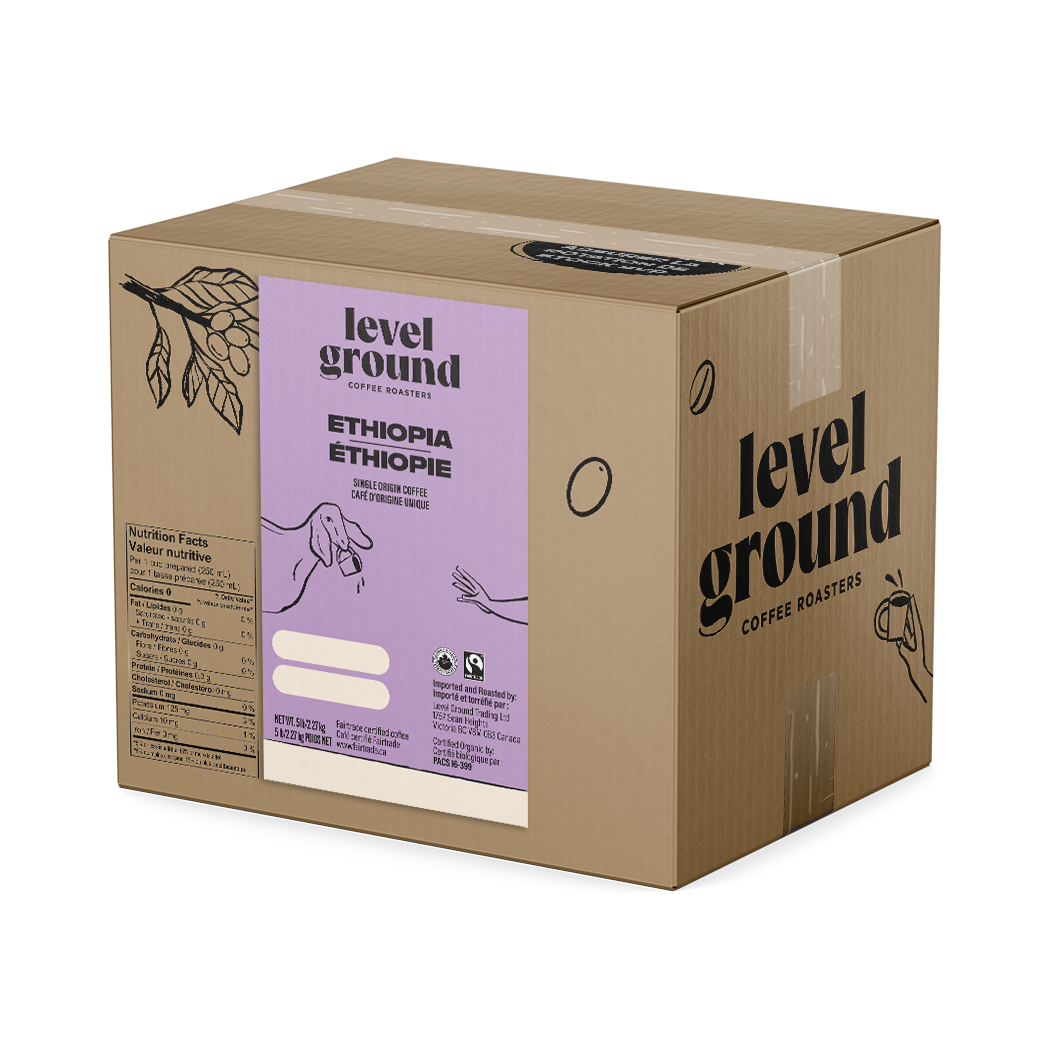 Coffee - Level Ground Ethiopia Ground - 5lb Box