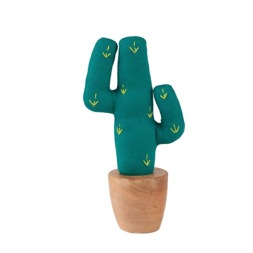Handmade Mini Cotton Saguaro Cactus, India