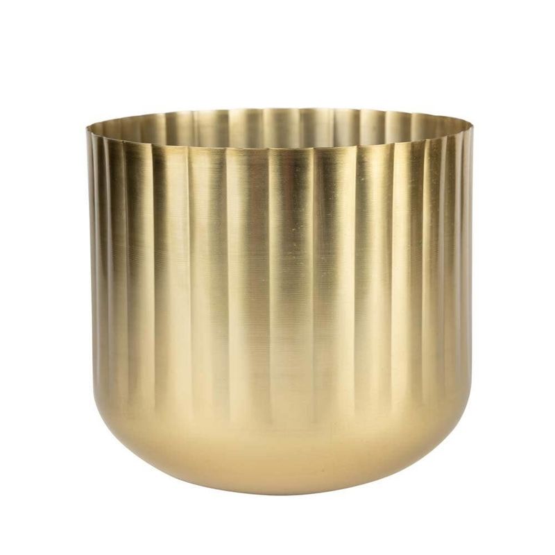 Firelit Scalloped Planter 9&quot;