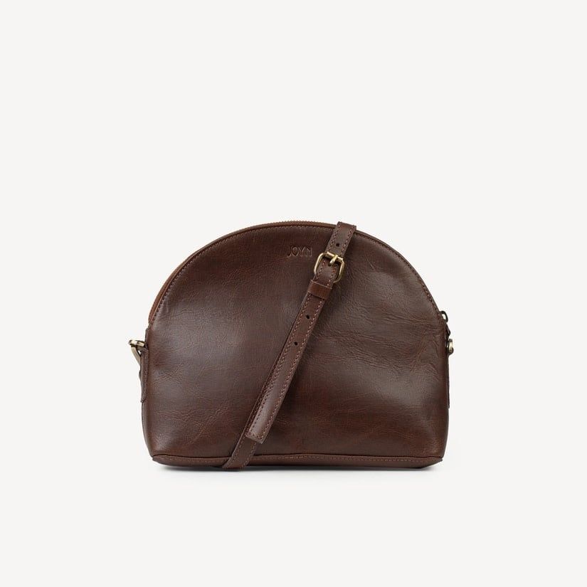 Small Halfmoon Handbag Brown, India