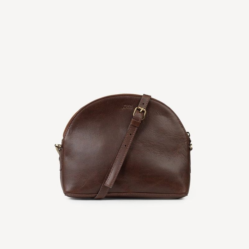 Small Halfmoon Handbag Brown, India