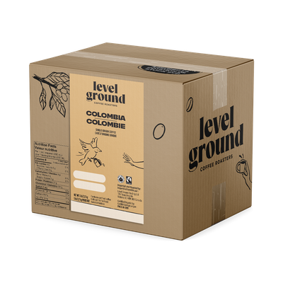 Coffee - Level Ground Colombia Bean - 5lb Box