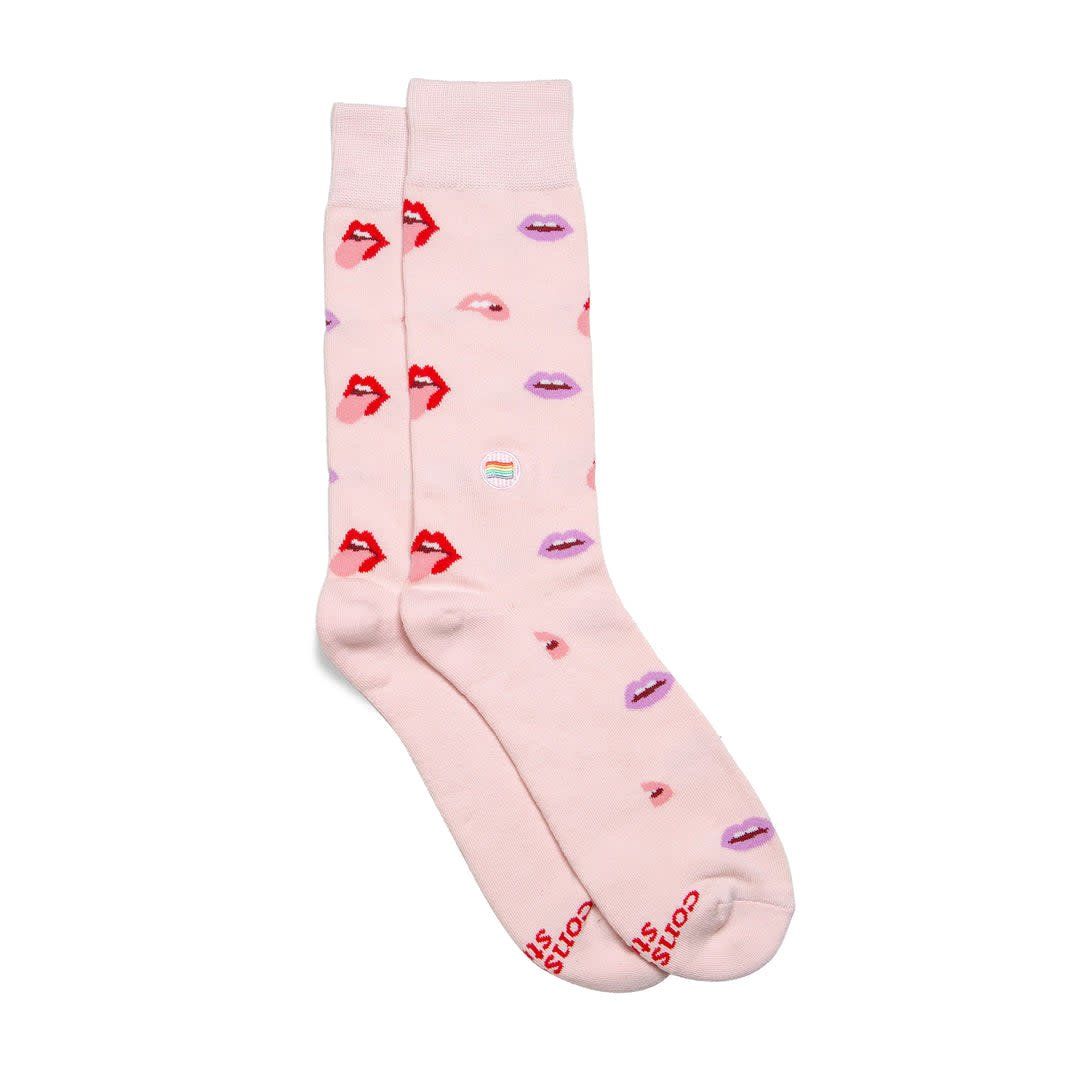 Conscious Step Socks that Save LGBT Lives, Pink, Medium