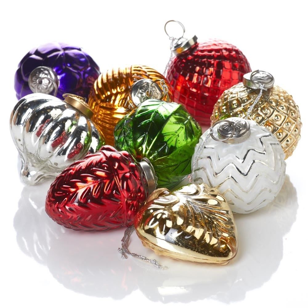 Assorted Crafted Glass Ornament, India