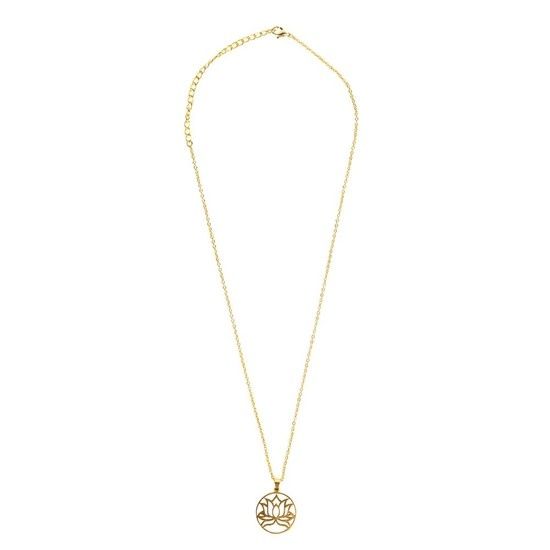 Perseverance Lotus Necklace, India