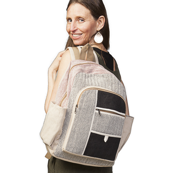 Ashville Knapsack Natural Black, Nepal