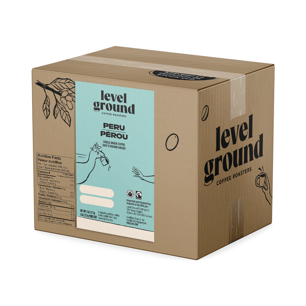 Coffee - Level Ground Peru Ground - 5lb Box