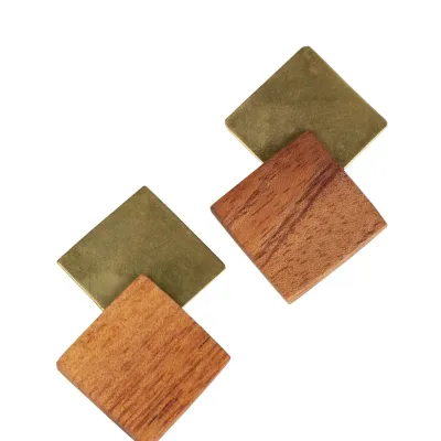 Styled Square Earrings, India