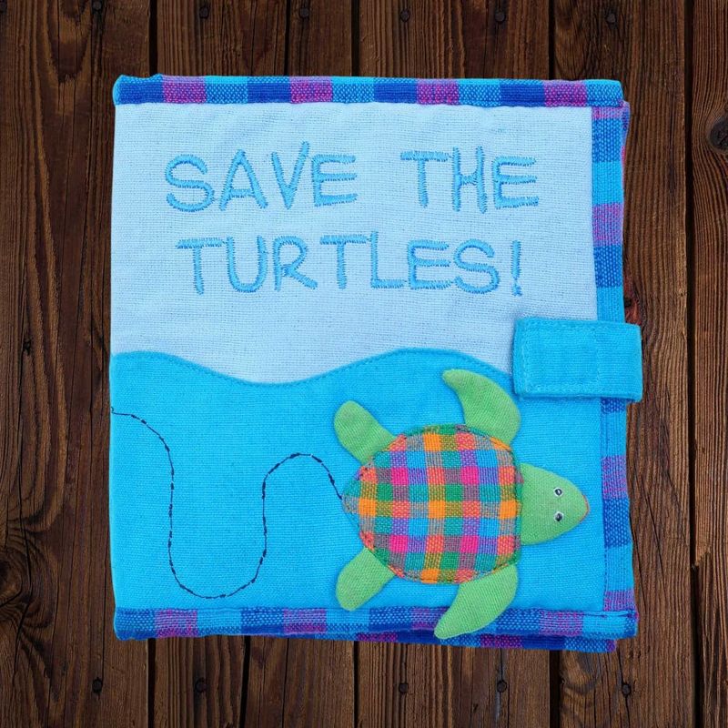 Save the Turtles Fabric Book, Sri Lanka