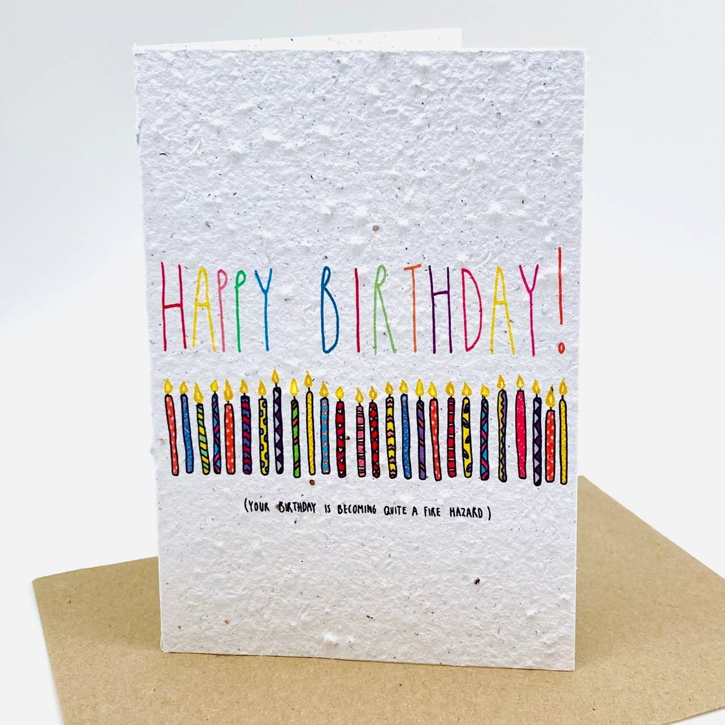 Birthday Fire Hazard Growing Paper, South Africa