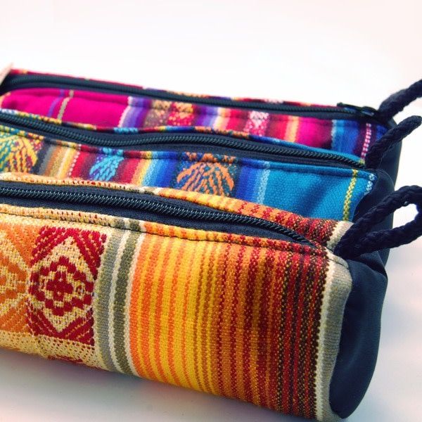 Fabric Pencil Case, Ecuador