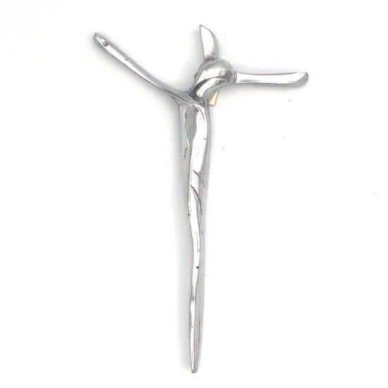 Recycled Aluminum Modern Cross, Nicaragua