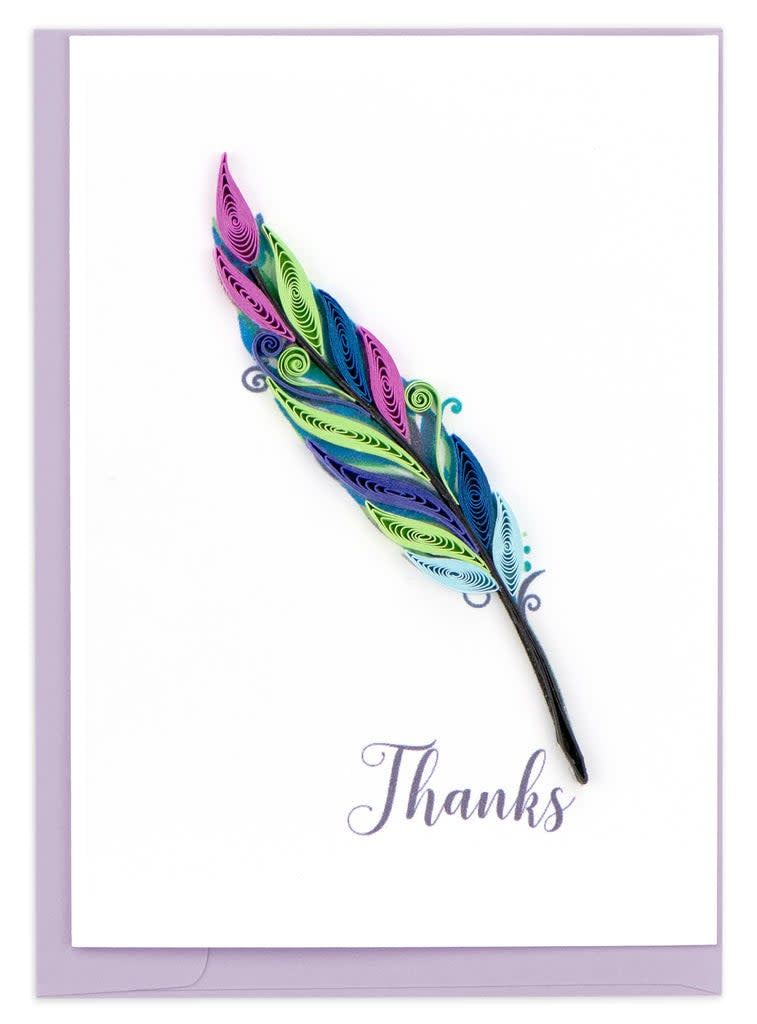 Thank You Quill Quilling Card Mini, Vietnam