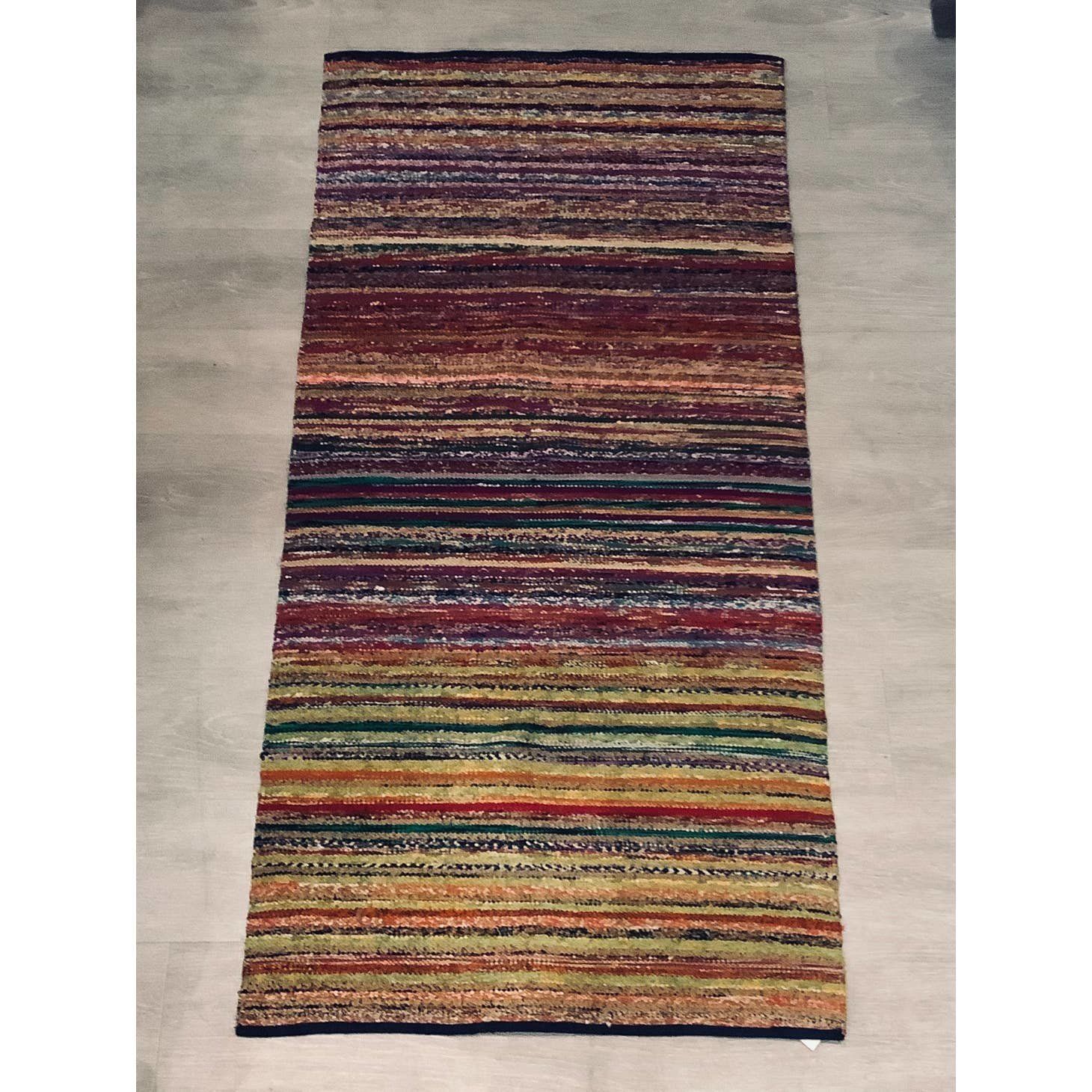 Recycled Sari Rug 4&#39;x6&#39;, Bangladesh