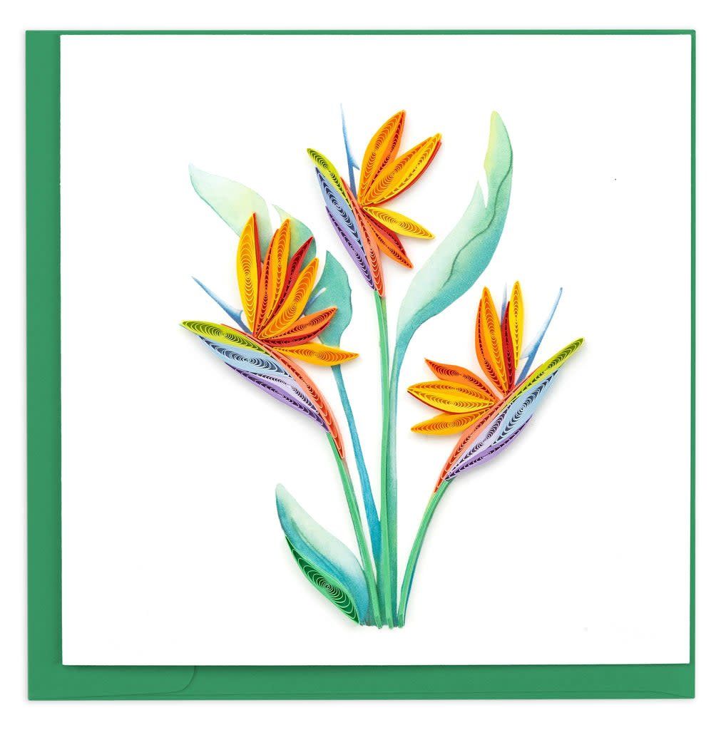 Bird of Paradise Quilling Card, Vietnam