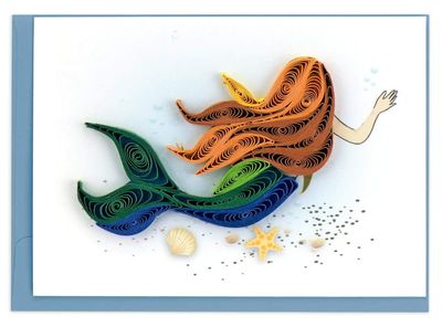Mermaid Quilling Card Mini, Vietnam