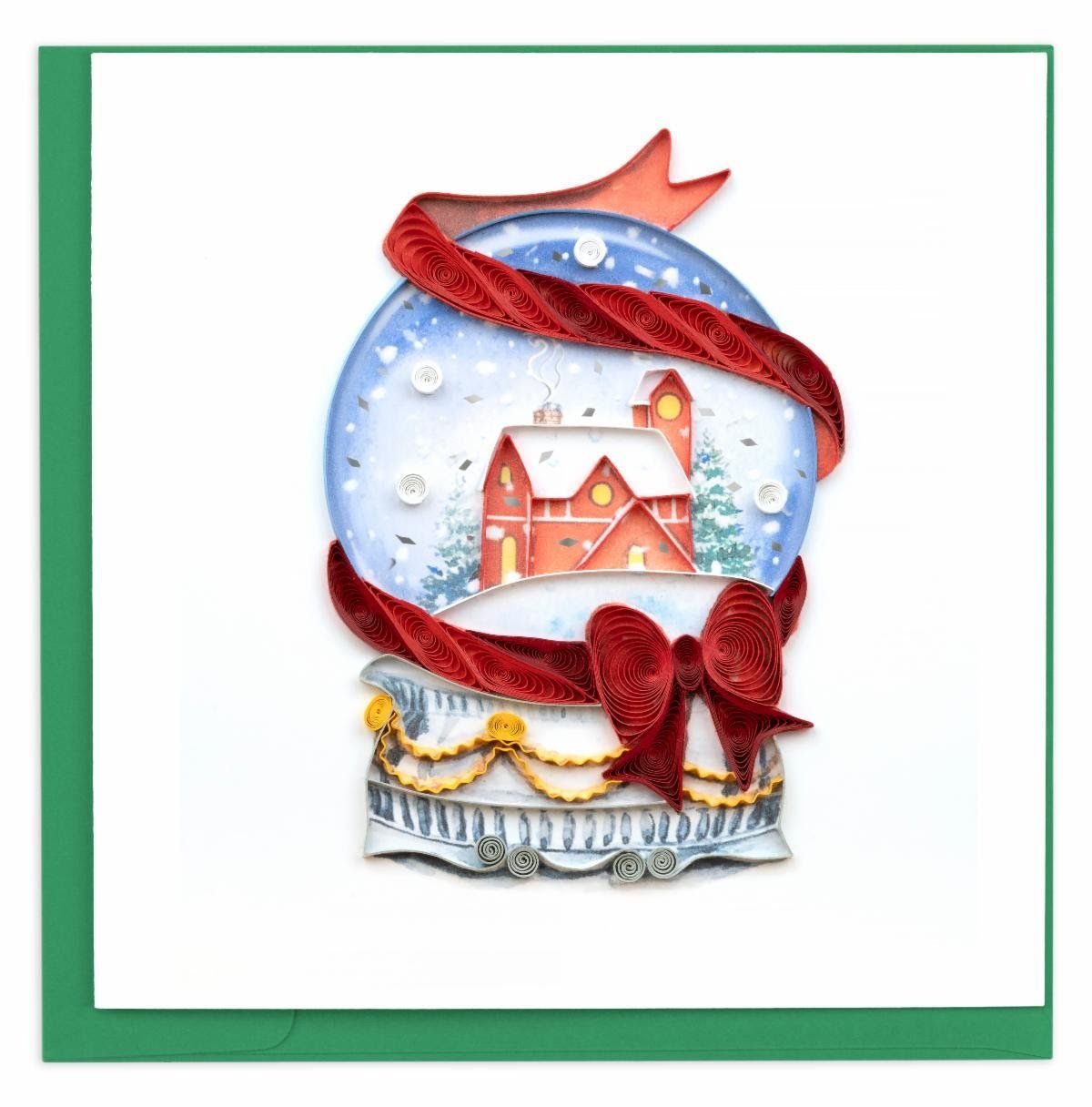 Snow Globe Quilling Card, Vietnam