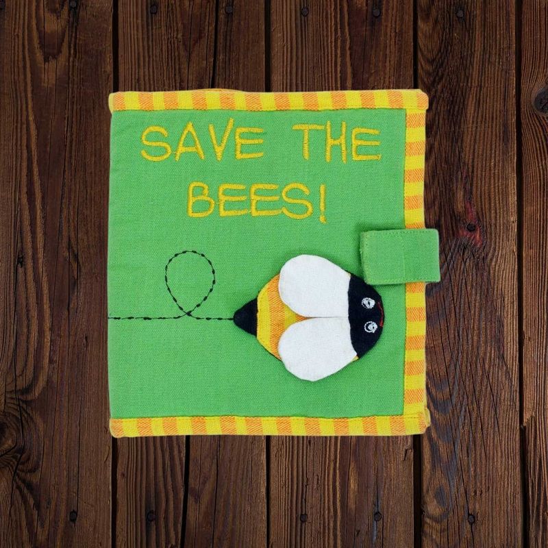 Save the Bees Fabric Book, Sri Lanka