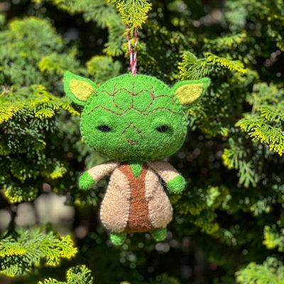 Felt Yoda Ornament, Sri Lanka