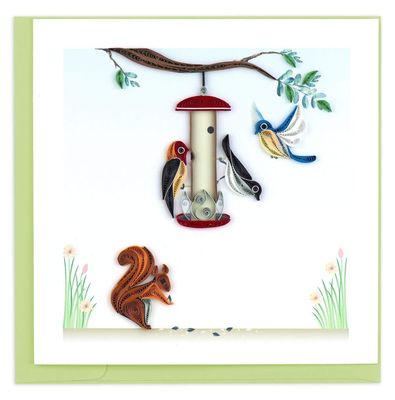 Bird Feeder Quilling Card, Vietnam