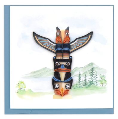 Totem Pole Quilling Card, Vietnam