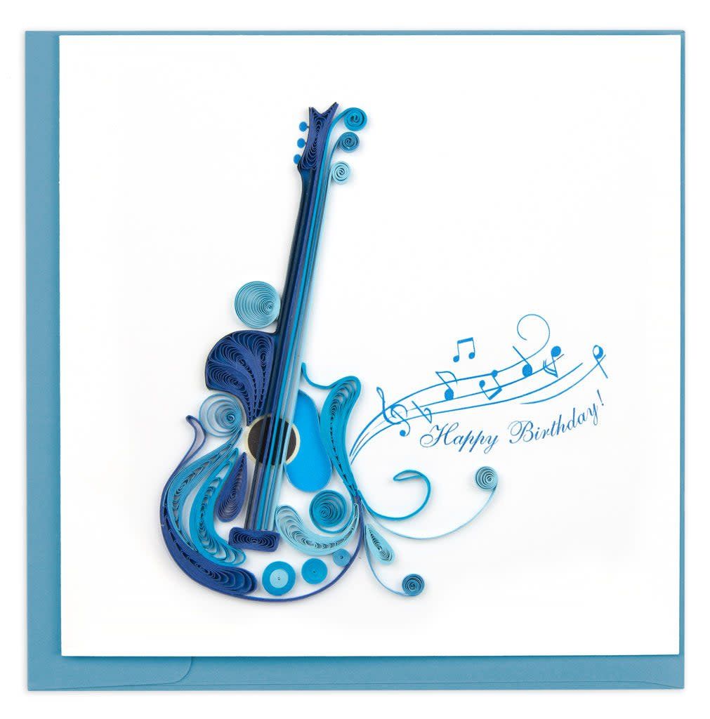 Birthday Guitar Quilling Card, Vietnam