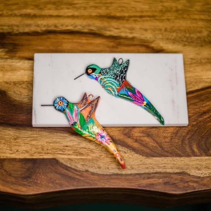 Hummingbird Ceramic Ornament, Guatemala