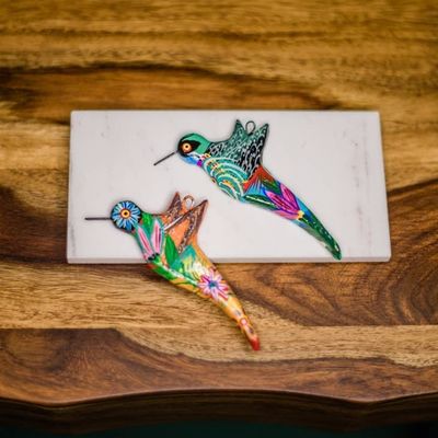 Hummingbird Ceramic Ornament, Guatemala