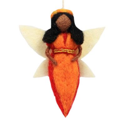 Fire Fairy Felt Ornament, Nepal