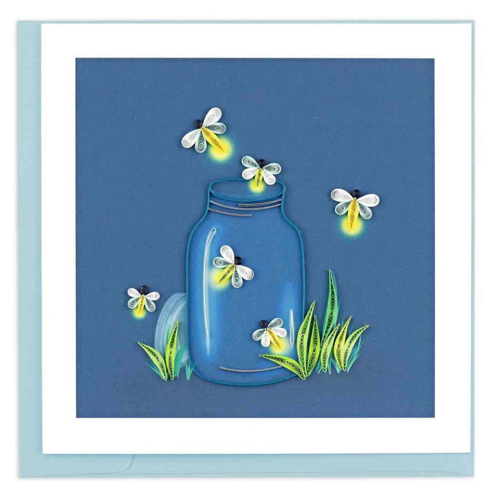 Fireflies Quilling Card, Vietnam