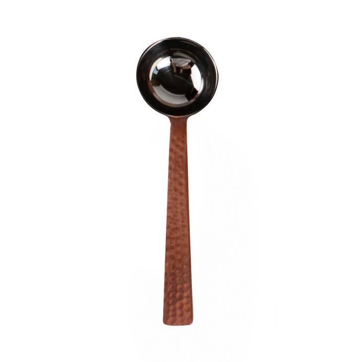 Hammered Stainless Steel Coffee Scoop, India
