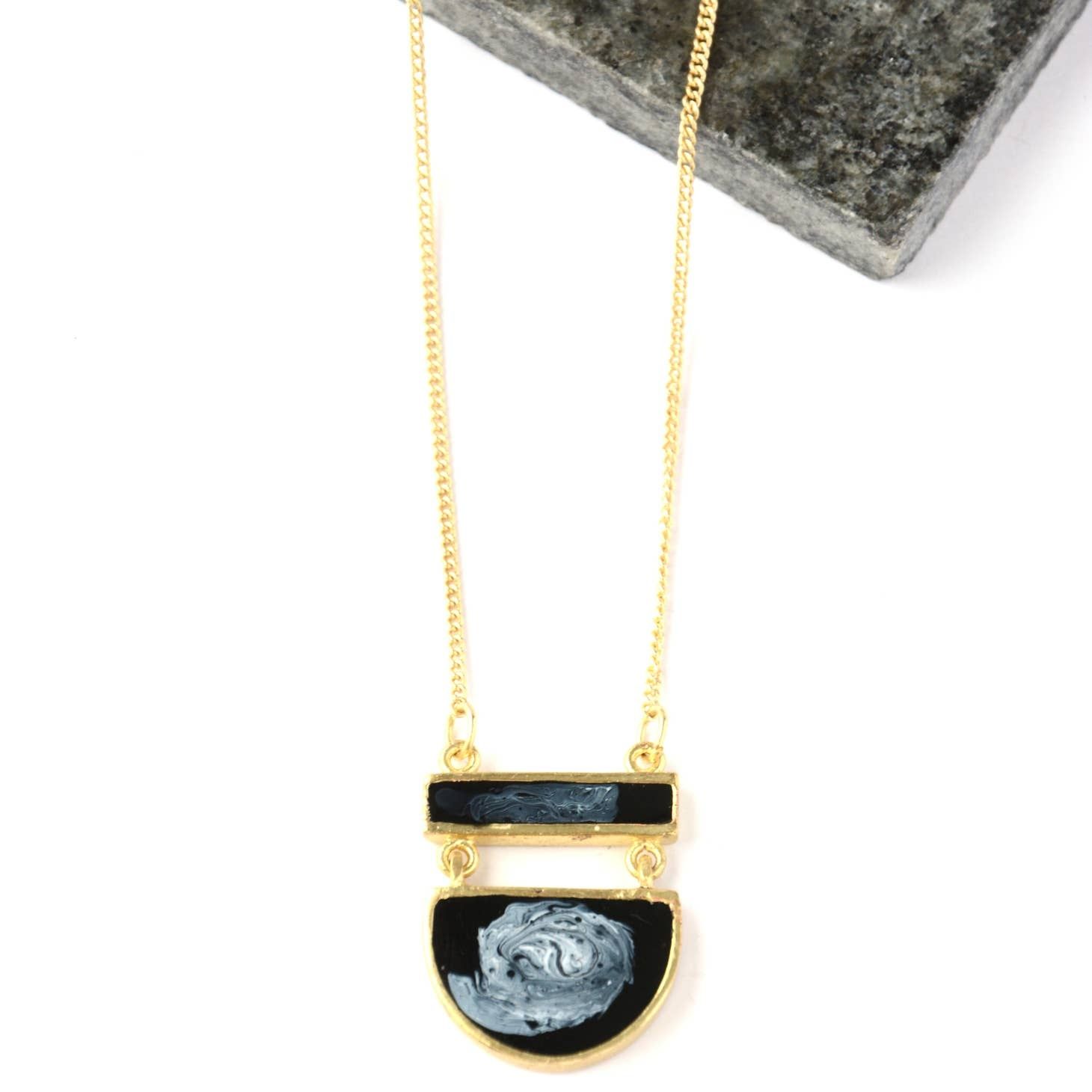Midnight Pendant Necklace, India