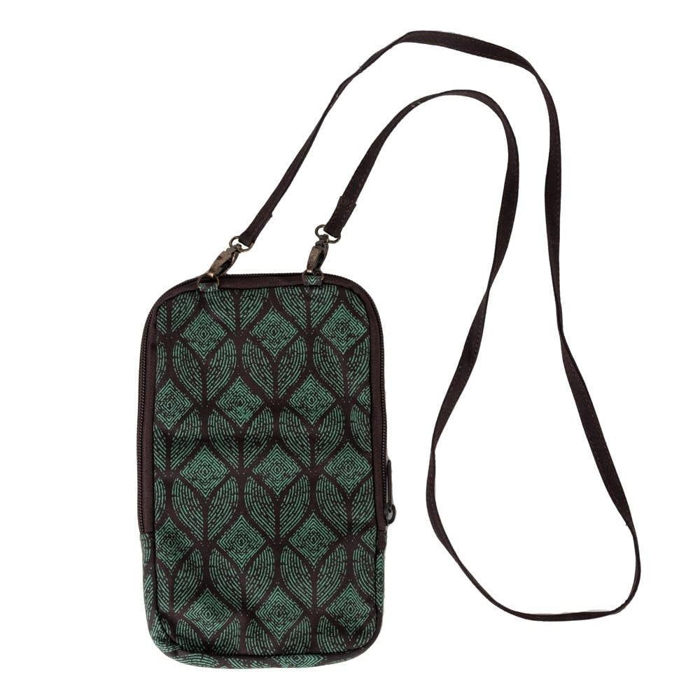 Festival Crossbody Bag Teal Strobe, Bangladesh