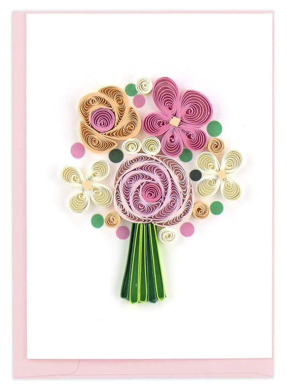 Flower Bouquet Quilling Card Mini, Vietnam