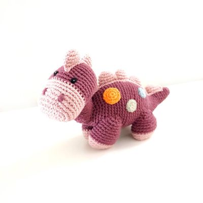 Stegosaurus Plush Dino, Purple, Bangladesh