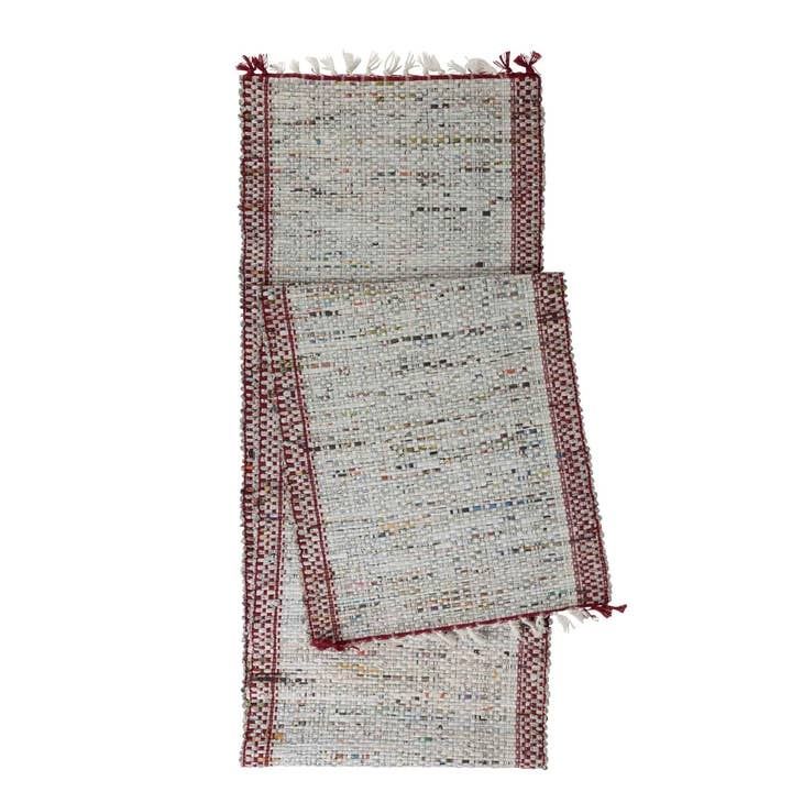 Eco News Woven Table Runner, Bangladesh