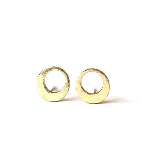 Orbit Stud Earrings Brass, India