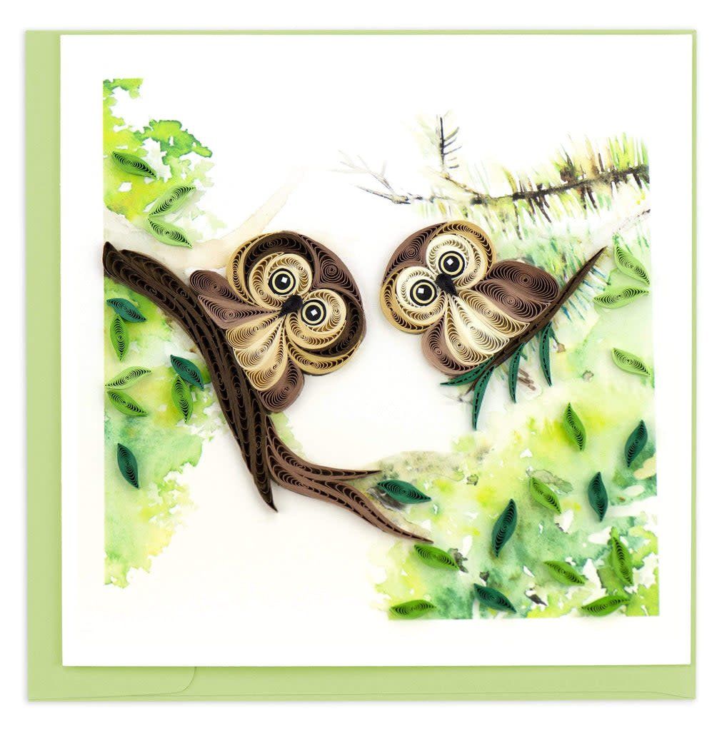 Owlets Quilling Card, Vietnam